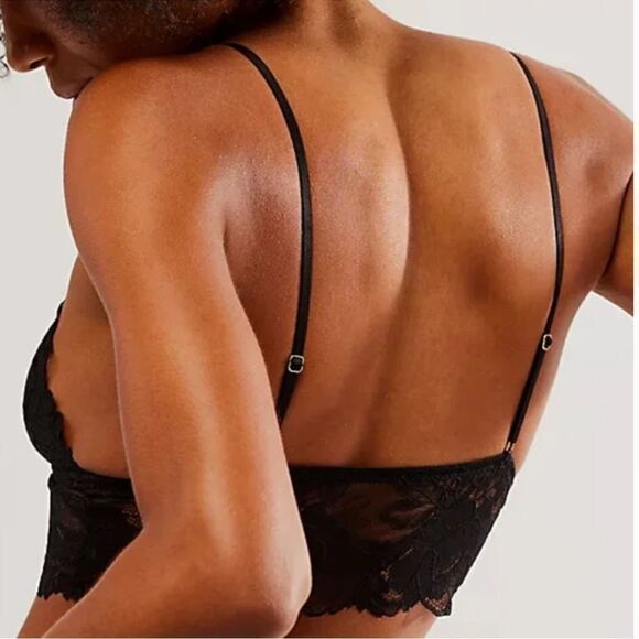 NWT 2 Pack Intimately Free People Lace Longline Bralette Medium - Picture 2 of 8